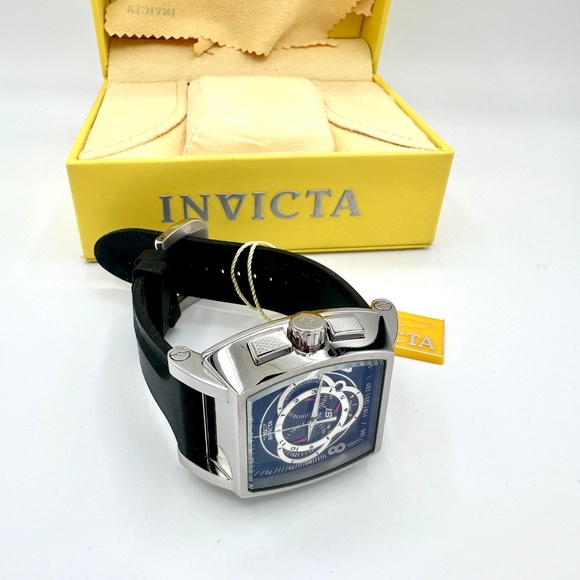 Invicta S1 Rally Tachymeter 44mm Black Dial 100 WR Meter Men's Watch F0042 - Picture 3 of 14